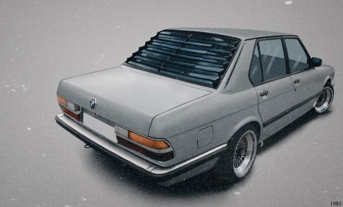 Louver BMW e28 Auto-plas replica abs-plastic (Defects)