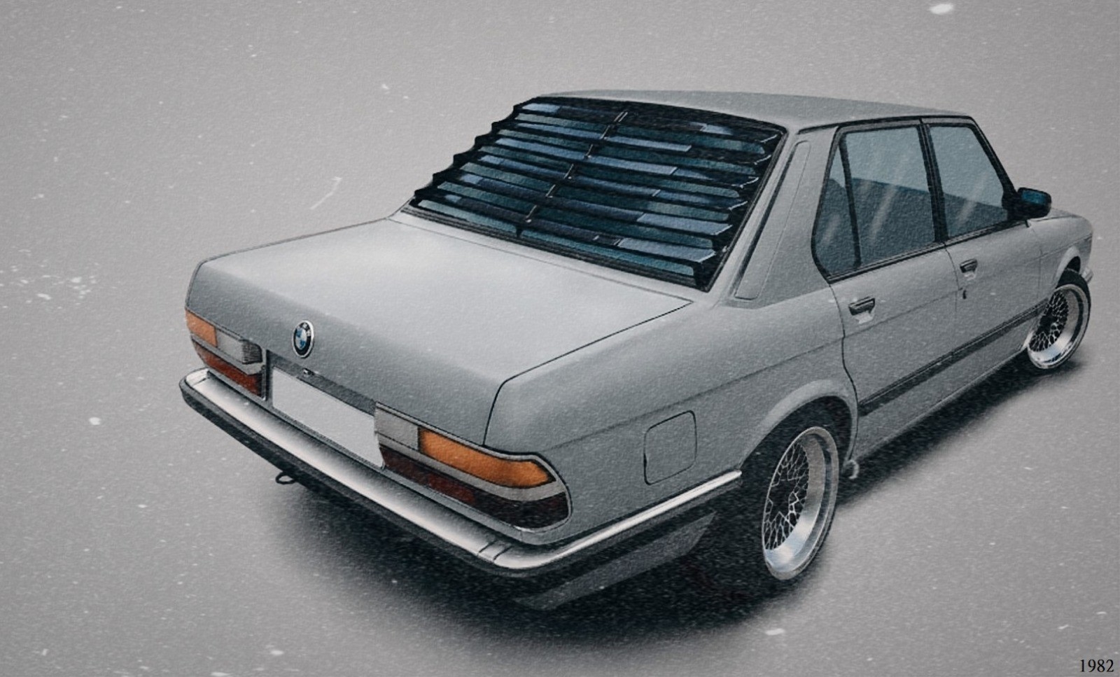 Louver BMW e28 Auto-plas replica abs-plastic (Defects)