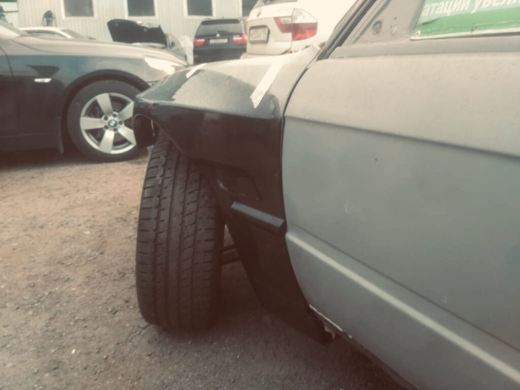 Fender flares +100 mm for Drift version wide body BMW e30 Auto Sport Plastic