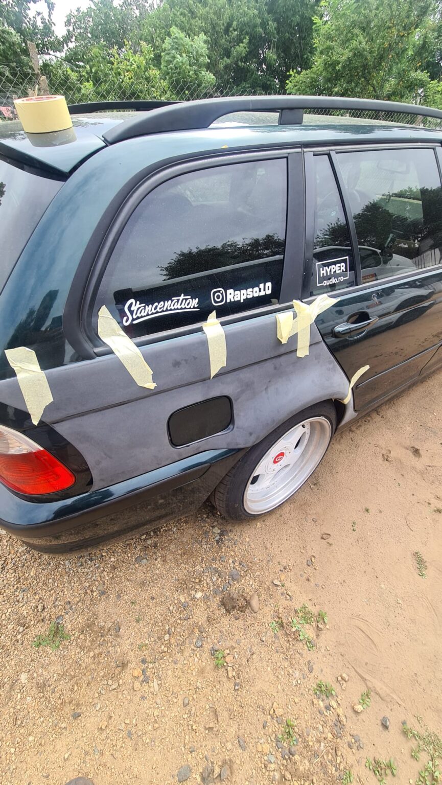 BMW E46 touring REAR fender flares Auto Sport Plastic