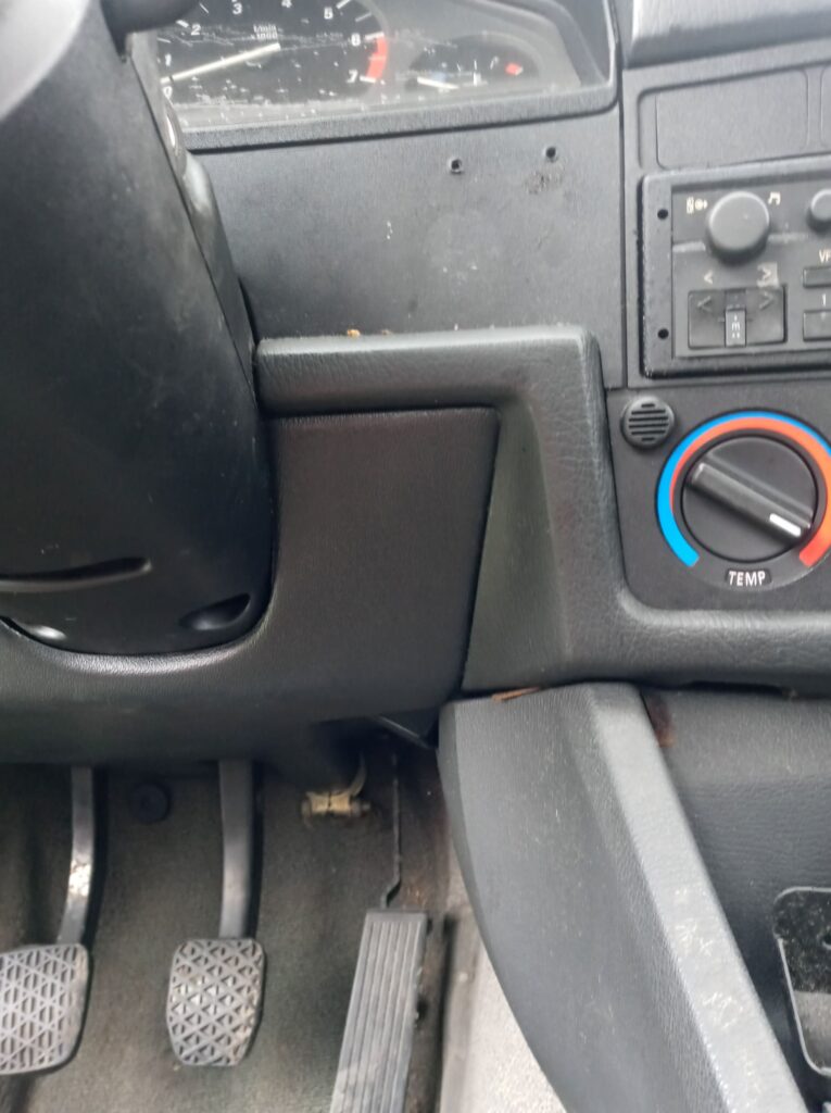 Under dash / kick panel BMW e30 Auto Sport Plastic
