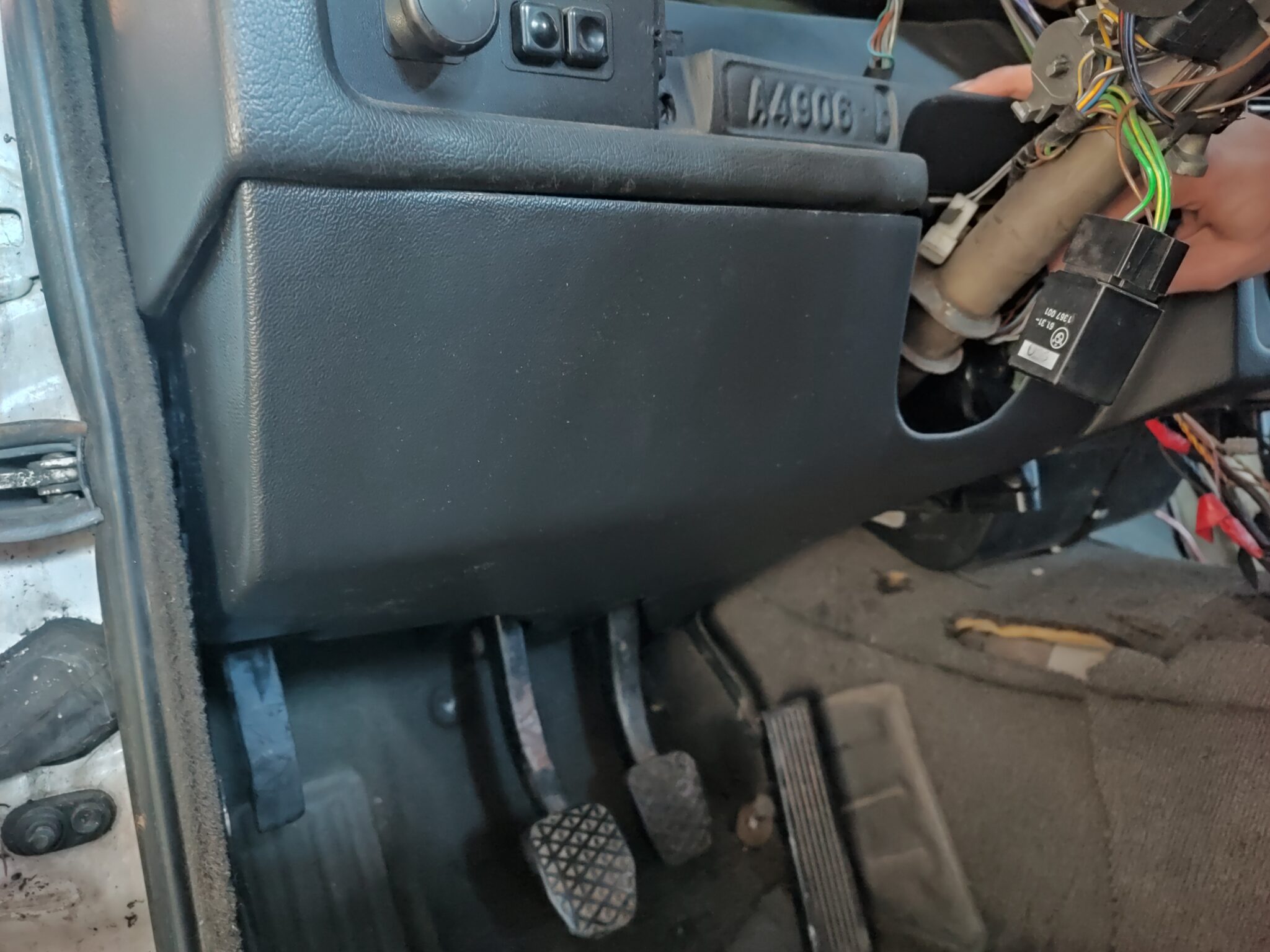 Under dash / kick panel BMW e30 Auto Sport Plastic