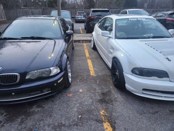 Vents Wide Body for BMW e46  coupe / cabrio (fender flares/overfenders)