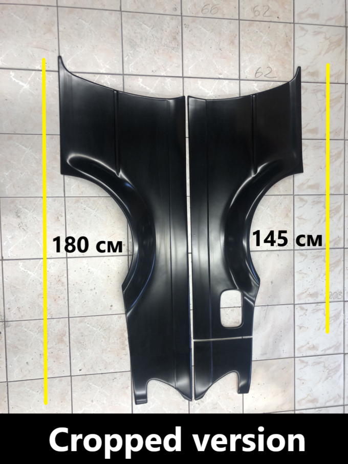 Vents Wide Body for BMW e46  coupe / cabrio (fender flares/overfenders)