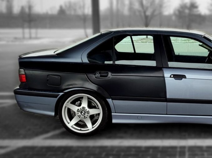 BMW E36 sedan REAR fender flares Auto Sport Plastic