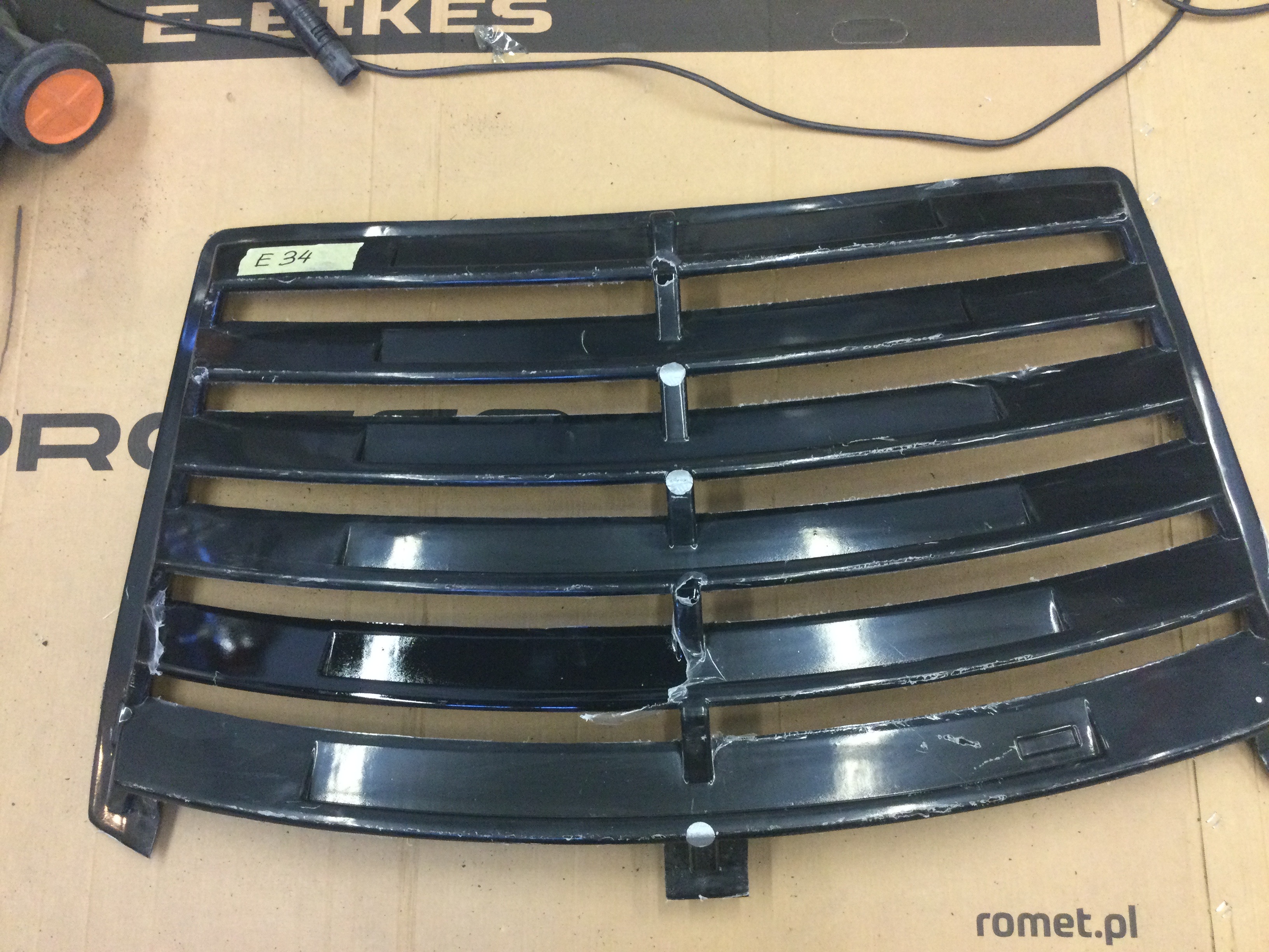 Louver BMW e34 Auto-plas replica abs-plastic (Defects)