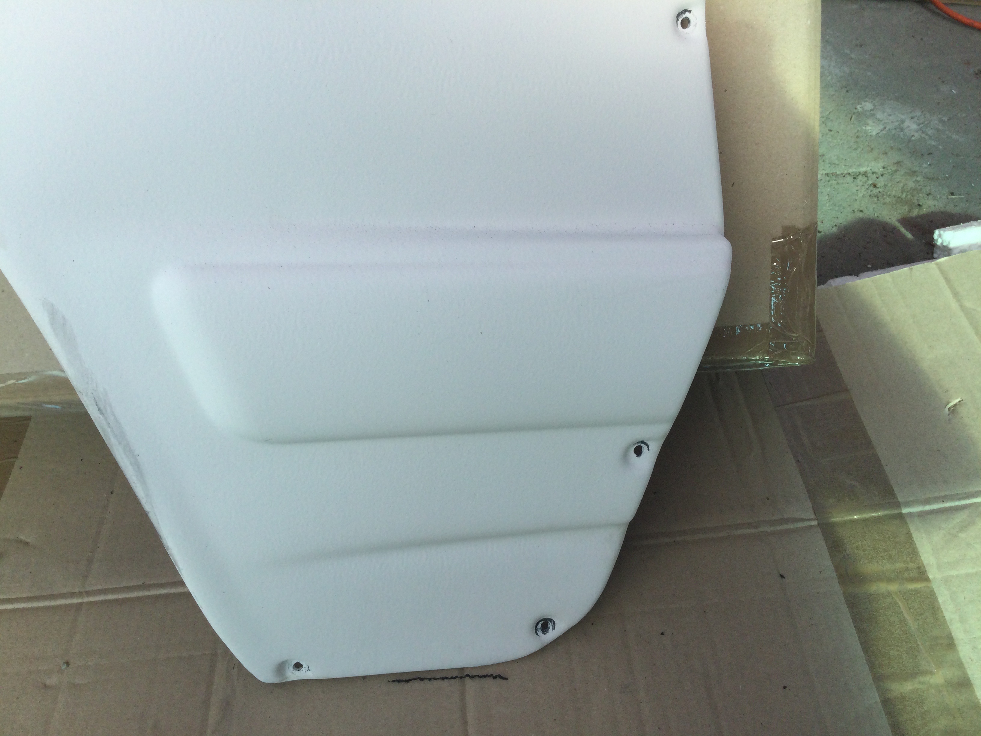 BMW e30 4-door (sedan/touring) wide body kit by parts (fender flares/overfenders) (after fitting)